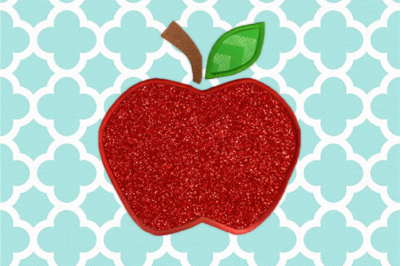 Apple with Leaf Applique