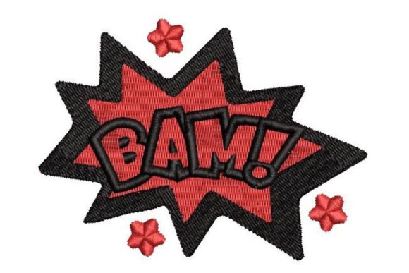 Comic Book Speech Bubble Bam