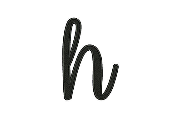 Lower Case Alphabet H