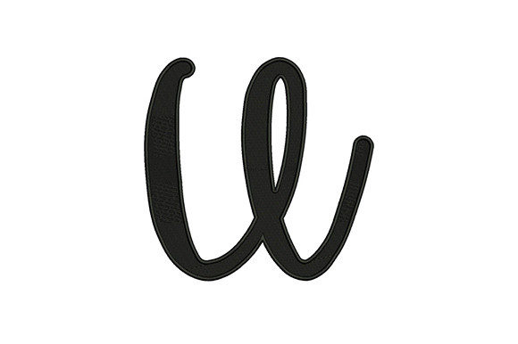 Lower Case Alphabet U