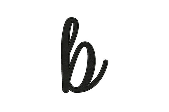Lowercase Alphabet B Review for Boutique Apparel