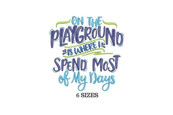 Playground: A Thoughtful Embroidery Design for Meaningful Gifts