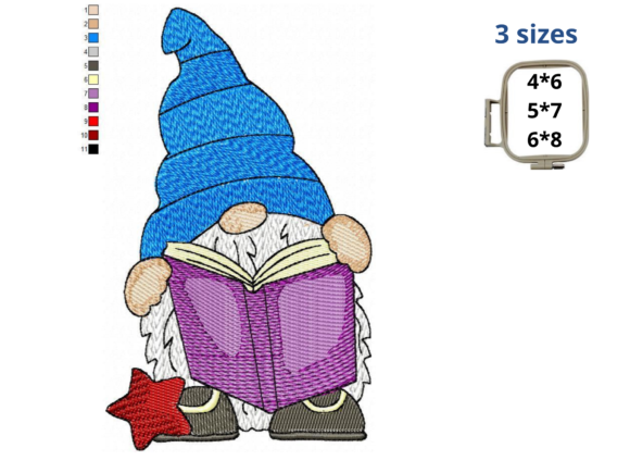 School Gnome with Book